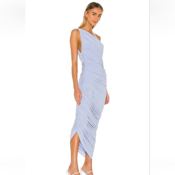 Norma Kamali X REVOLVE Diana Gown in Celestial Blue Medium - Picture 4 of 8